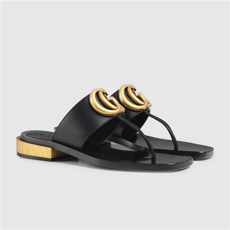 gucci thong sandals wearing|Gucci thong sandals women's.